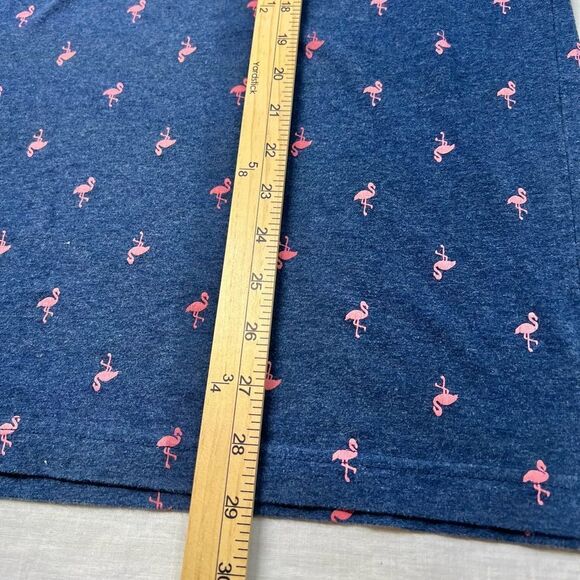 George Navy blue with pink Flamingo Print. Men's Shirt size L - Picture 4 of 6
